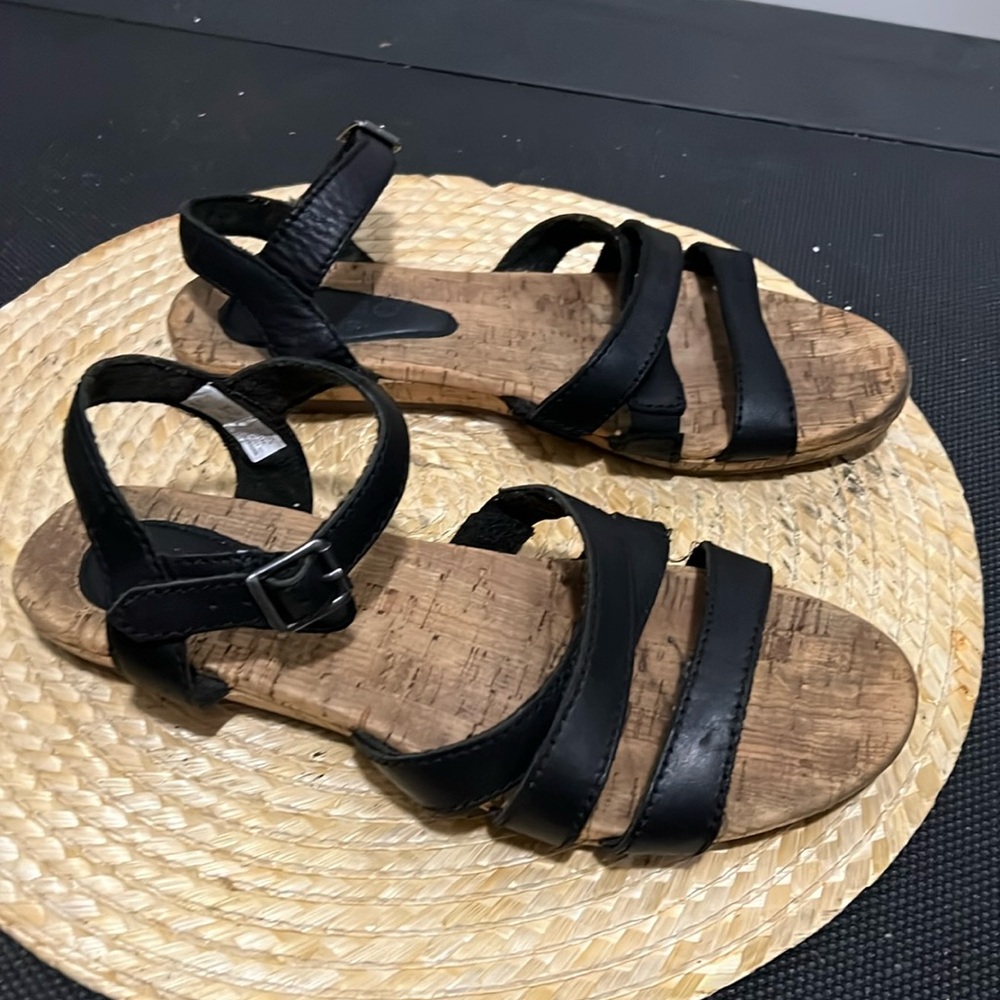 Timberland Earthkeepers Leather Strap Buckle closure Clog Sandals Size 9